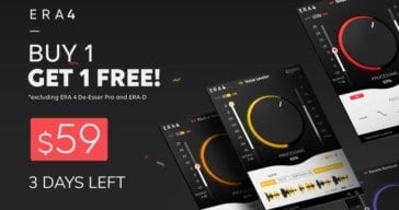 Accusonus ERA 4 "Buy 1 - Get 1 FREE" Sale (3 Days Left)