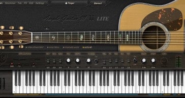 Free Ample Guitar M Lite II acoustic guitar VSTi plugin by Ample Sound.