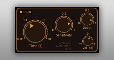 Free AutoSwell Light VST/AU plugin by Pecheneg Audio FX.