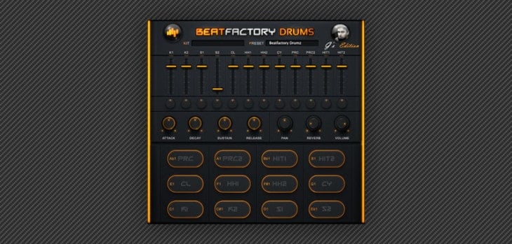 Beatfactory Drums free drum machine VST/AU plugin by BeatSkillz.