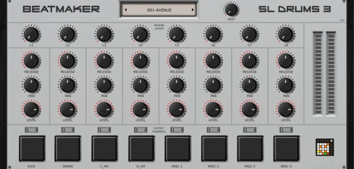 Beatmaker Releases Free SL Drums 3 Drum Rompler VST/AU Plugin