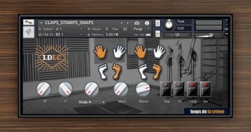 Claps-Stomps-Snaps free Kontakt instrument by Loops de la Creme.