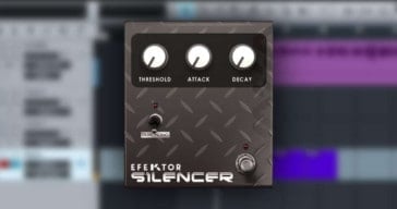 Kuassa Releases Free Efektor Silencer Noise Gate VST/AU/AAX Plugin