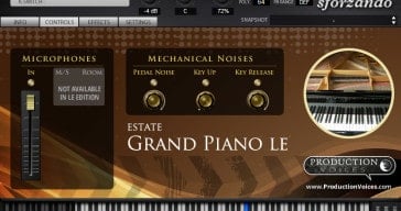 FREE Estate Grand LE piano sample library by Production Voices.