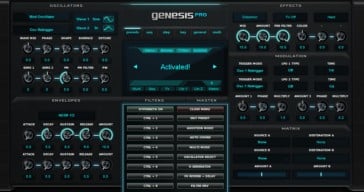 Genesis Pro synthesizer VST plugin by Ummet Ozcan