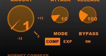 FREE HoRNet CompExp Compressor/Expander by HoRNet Plugins.