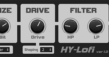 FREE HY-Lofi Distortion VST by HY-Plugins.