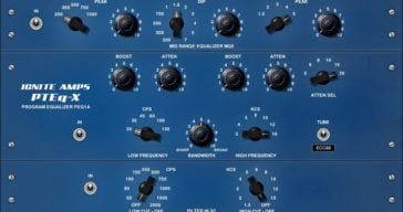 Free PTEq-X Virtual Passive Program Equalizer VST/AU Plugin by Ignite Amps.