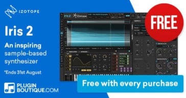 Get iZotope Iris 2 For FREE With Any Purchase @ Pluginboutique