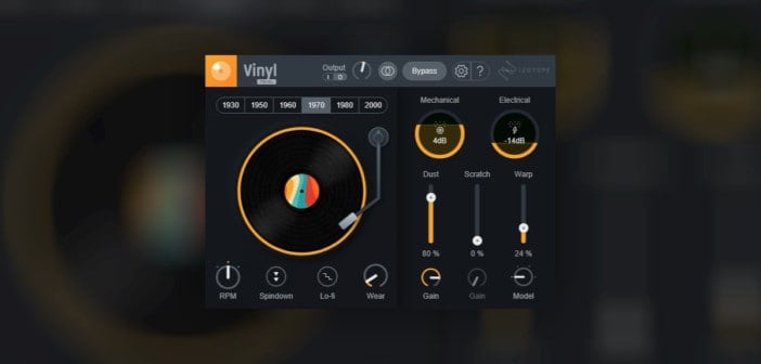 iZotope Re-Releases FREE Vinyl Lo-Fi VST Plugin