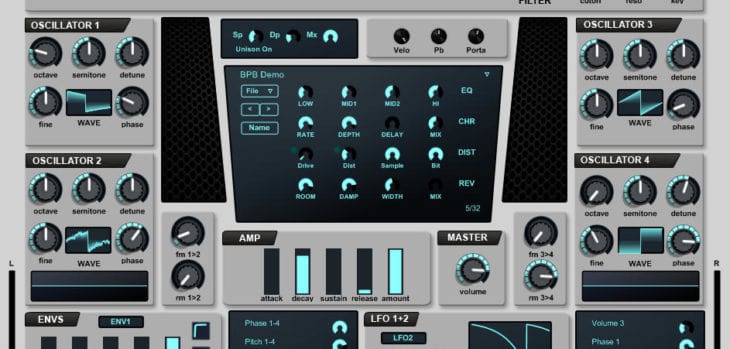 Free Splash Synthesizer VST Plugin by Noizefield.