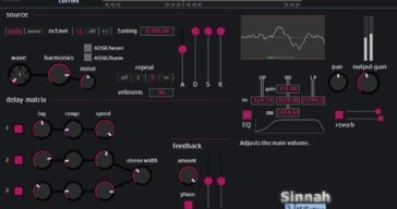 FREE Sinnah Virtual Synthesizer By NUSofting.