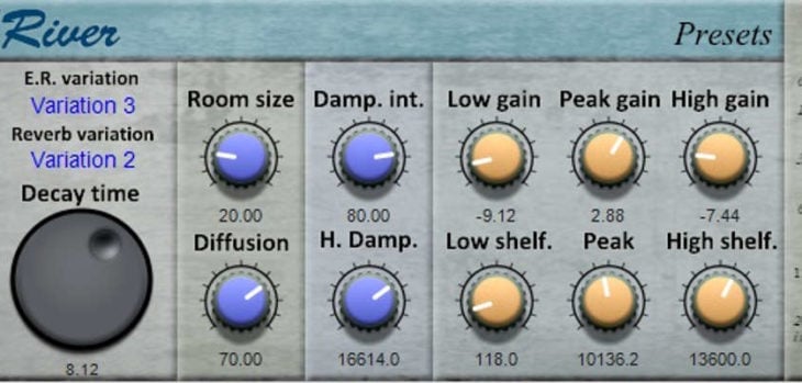 OrilRiver Reverb VST Plugin by Denis Tihanov