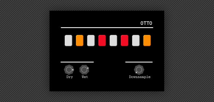 Free Otto bitcrusher VST/AU plugin by MartinFM.