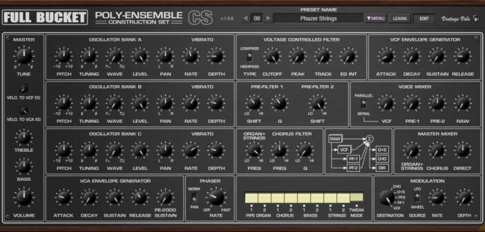 Full Bucket Music Releases Free PECS String Machine Plugin