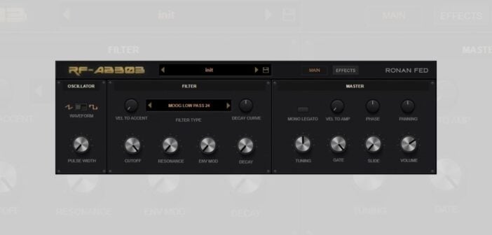 RF-AB303 Is A FREE Roland TB-303 Plugin By Ronan Fed
