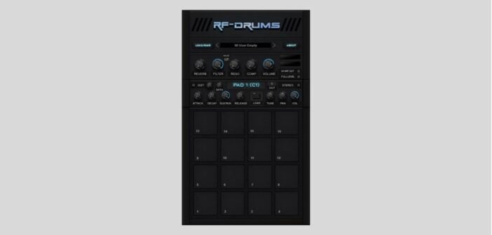 Ronan Fed Releases FREE RF-Drums Drum Sampler Plugin