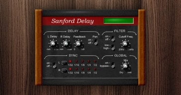 FREE Sanford Delay VST plugin by Leslie Sanford.