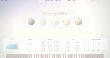 Sapphire Guitar by Zak Sound