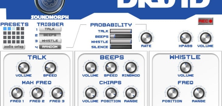 Free R2D2 SFX Generator Released By SoundMorph