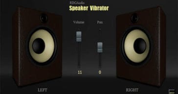 RDGAudio Releases Free Speaker Vibrator Audio Visualizer VST Plugin