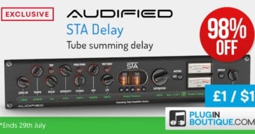 Get Audified STA Delay For $1 @ Pluginboutique ($49 Value)