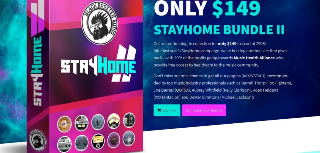 Black Rooster Audio Launches Stay Home II Sale