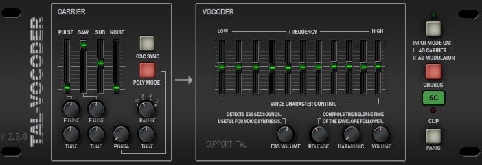 TAL-Vocoder by Togu Audio Line