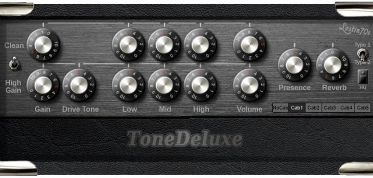 Free Tone Deluxe Virtual Guitar Amplifier VST Plugin