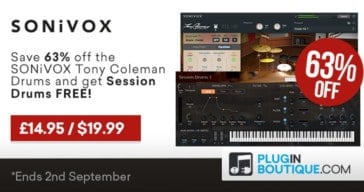 Get 63% OFF SONiVOX Tony Coleman Drums + FREE Session Drums!