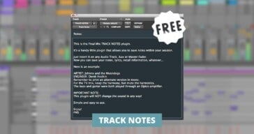 Track Notes by Final Mix Software