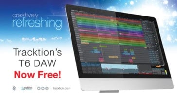 Tracktion 6 (T6 DAW) Digital Audio Workstation Now FREE!