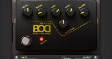 TSE Audio Releases Free TSE BOD 3 Bass Overdrive VST/AU Plugin