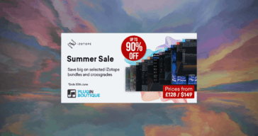 iZotope Summer Sale: 92% OFF Bundles & Crossgrades